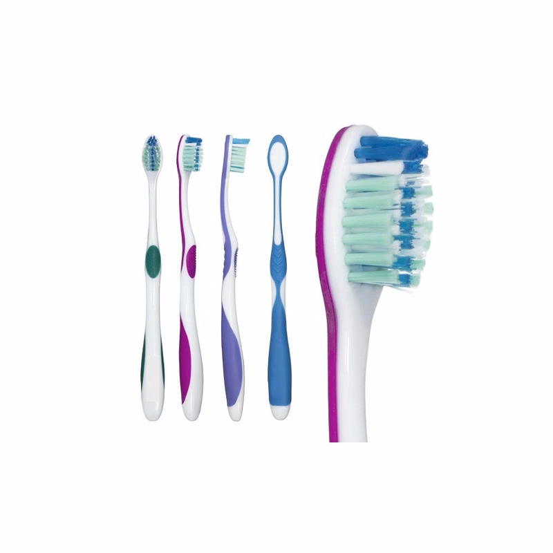 Contour Junior Toothbrushes - 4 Colors Assorted Ages 8-14