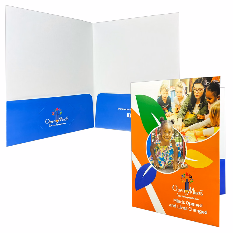 Large Presentation Folders Printed Full Color