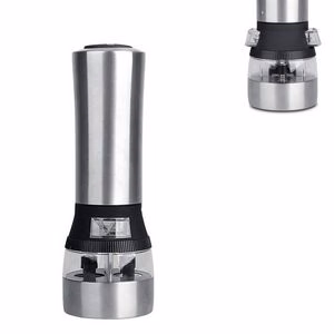 2 In 1 Electric Salt And Pepper Mill Grinder With Adjustable Grind Level