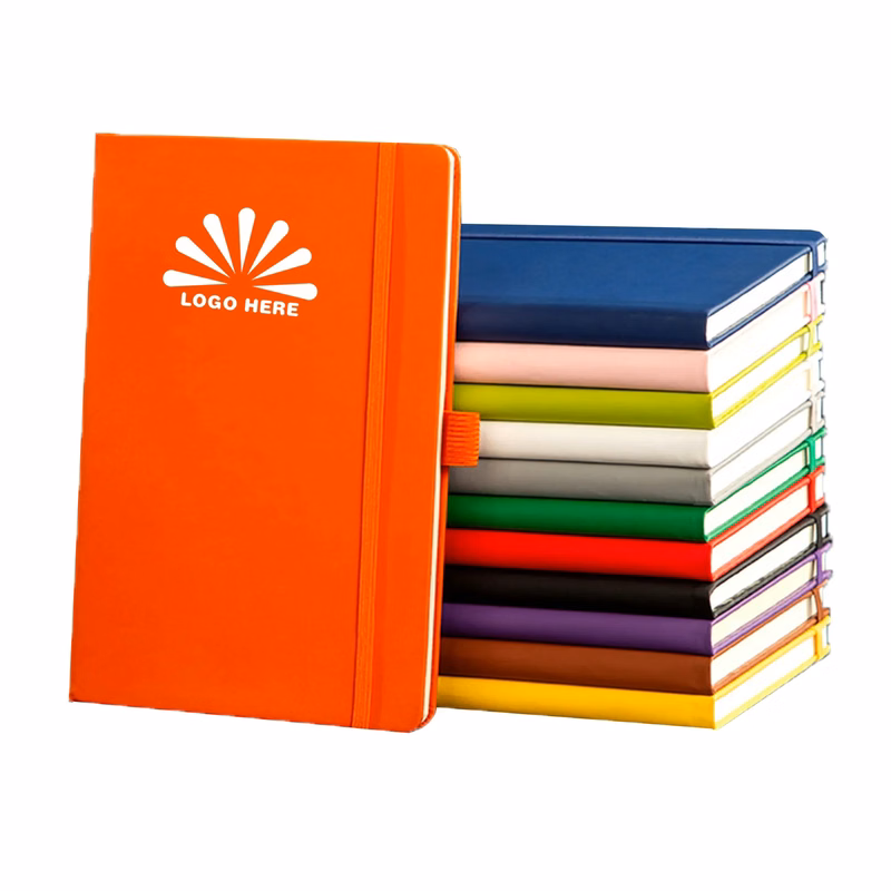 Customizable Logo A5 Banded Notebook