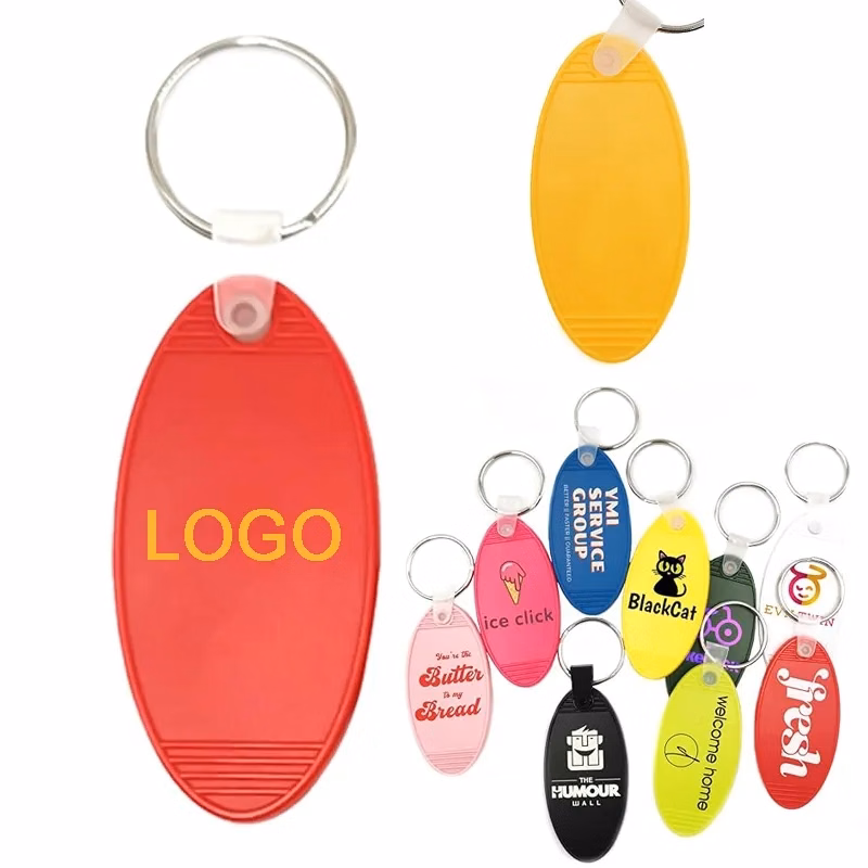 Oval Plastic Hotel Key Tags