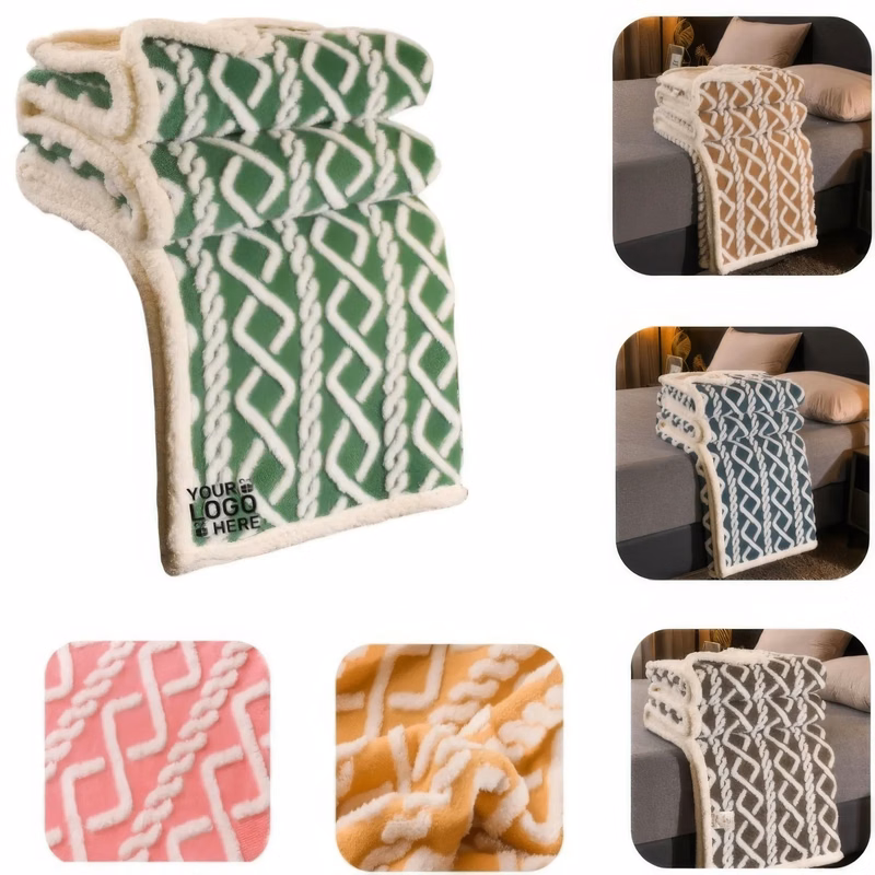 3D Embossed Plush Blanket