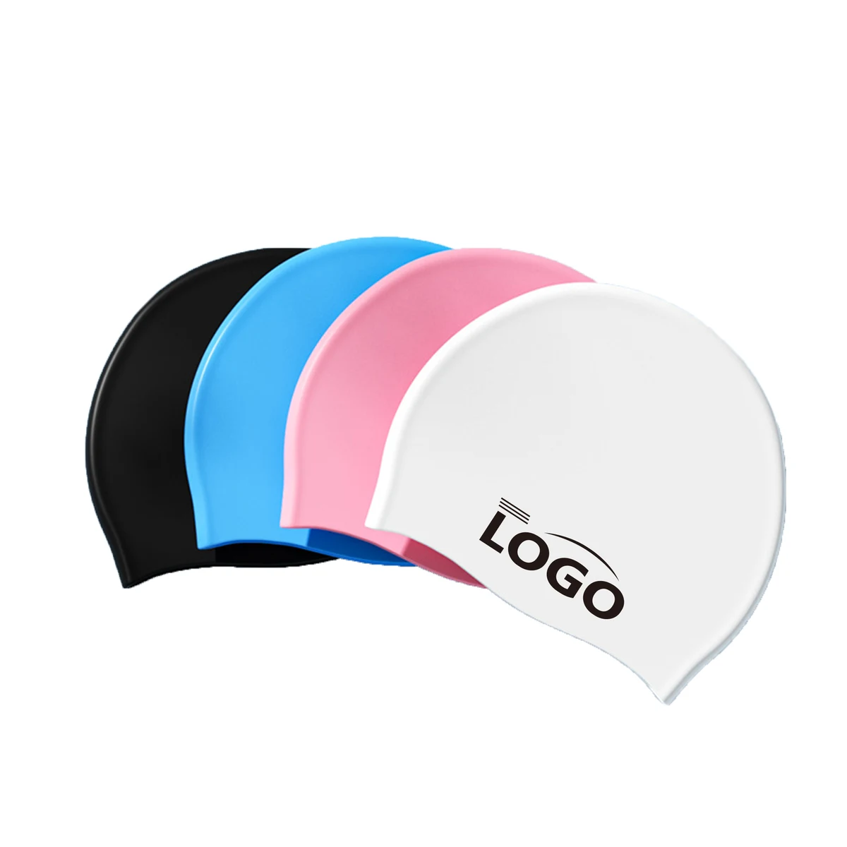 Silicone Multi-Color Swimming Cap 1