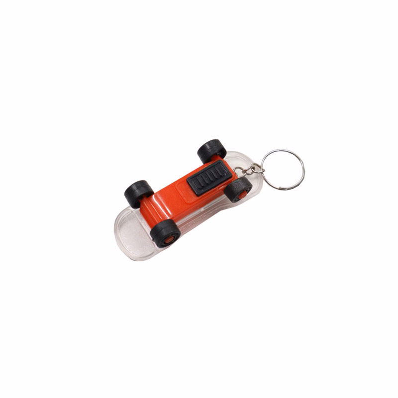 Mini Skateboard Flashlight with Keychain