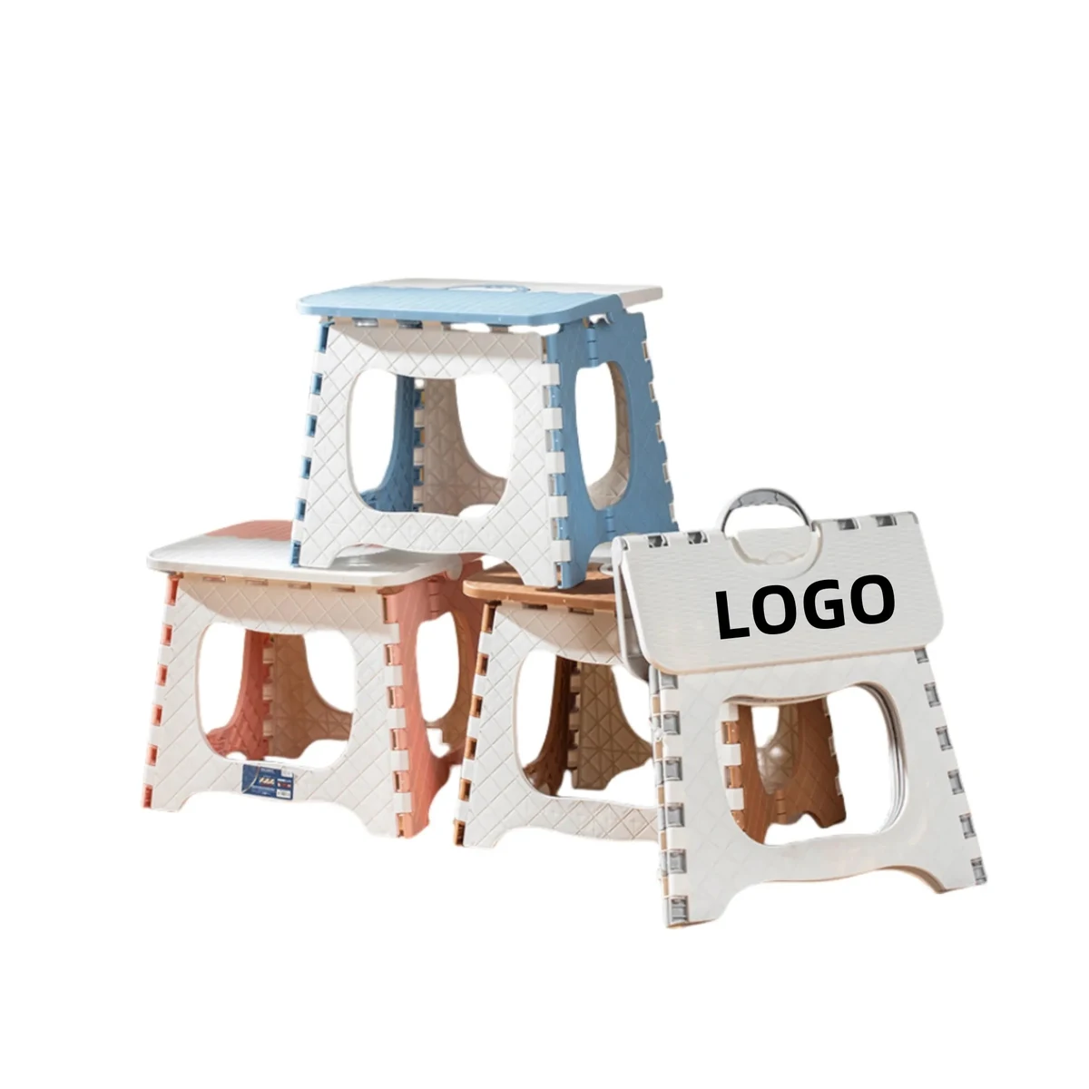 Custom Handle Folding Stool 1
