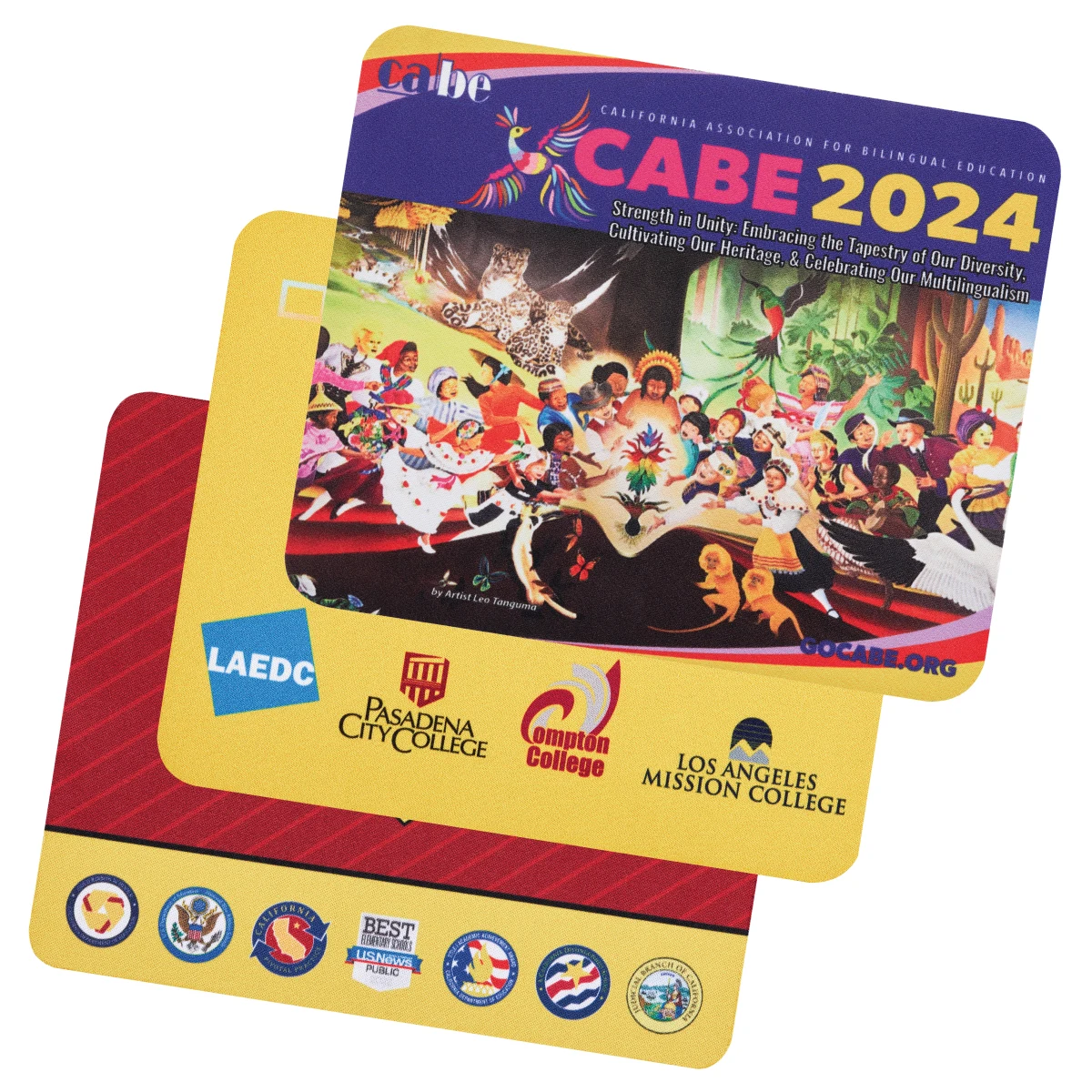 Soft Rubber & Jersey Mouse Pad w/ Full Color Dye Sublimation 1