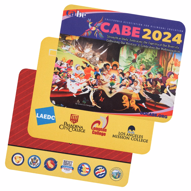 Soft Rubber & Jersey Mouse Pad w/ Full Color Dye Sublimation
