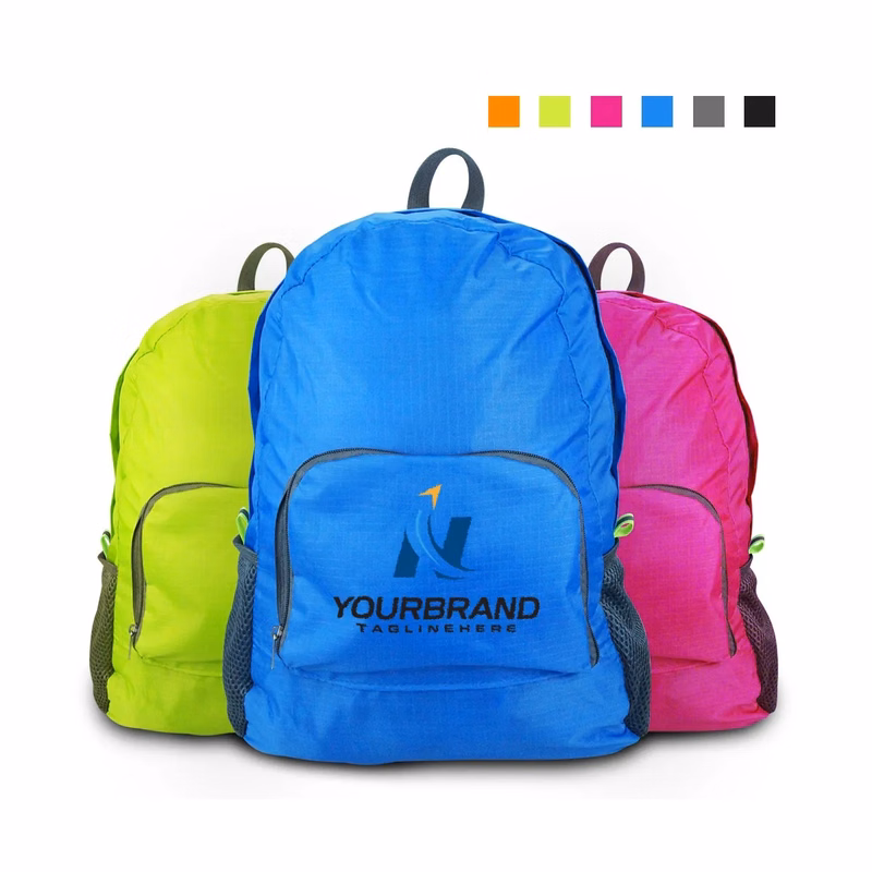 Polyester Backpack Folding Waterproof Camping Hiking Bag