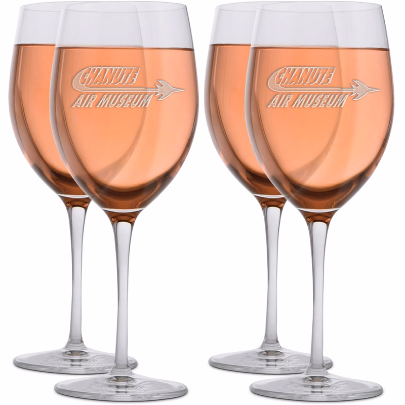 16.25 oz. VanBuren Goblet Set of 4 - Deep Etched
