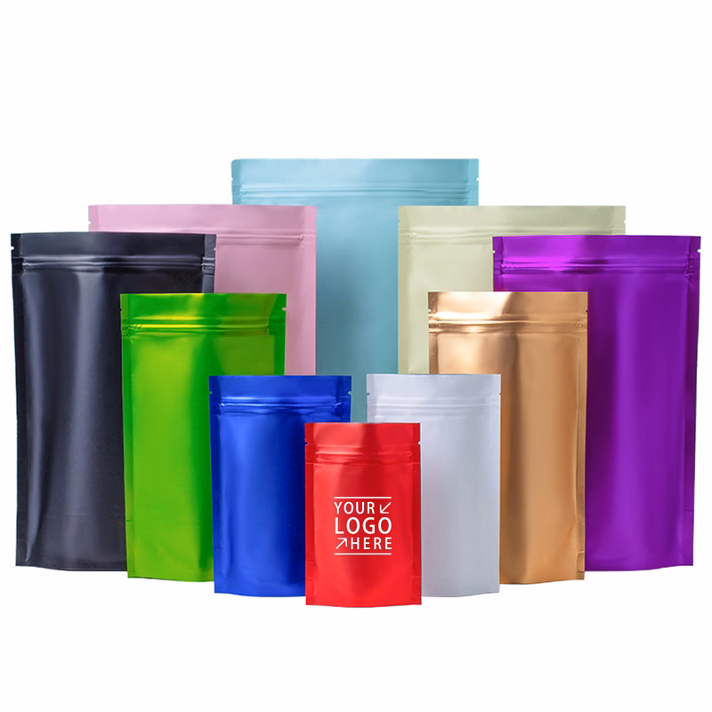 Stand Up Storage Ziplock Mylar Bag