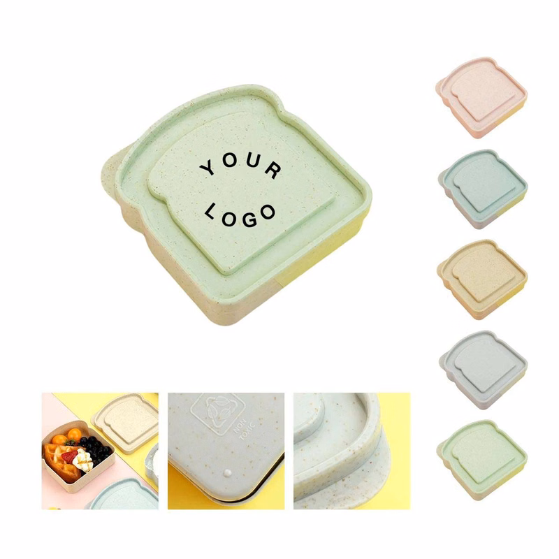 Durable PP Lunch Box with Fun Bread Shape