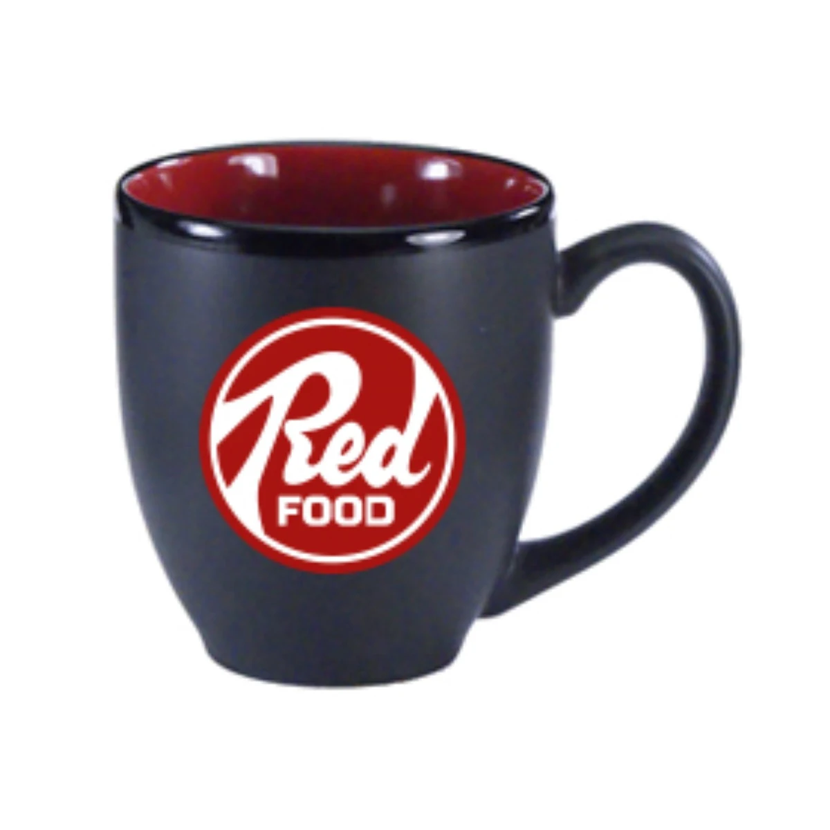 15 Oz Matte Black Out Red Gloss In Hilo Bistro Coffee Mug - 67 BISTRO STYLES-COLORS available 1