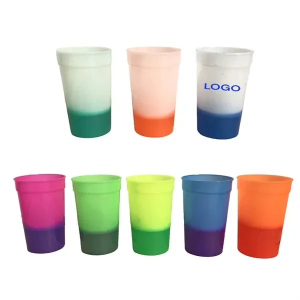 Custom 16 oz Color Changing Polypropylene Stadium Cup — Event Beverage Giveaway 1