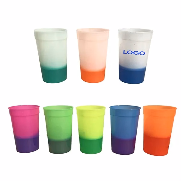 Custom 16 oz Color Changing Polypropylene Stadium Cup — Event Beverage Giveaway