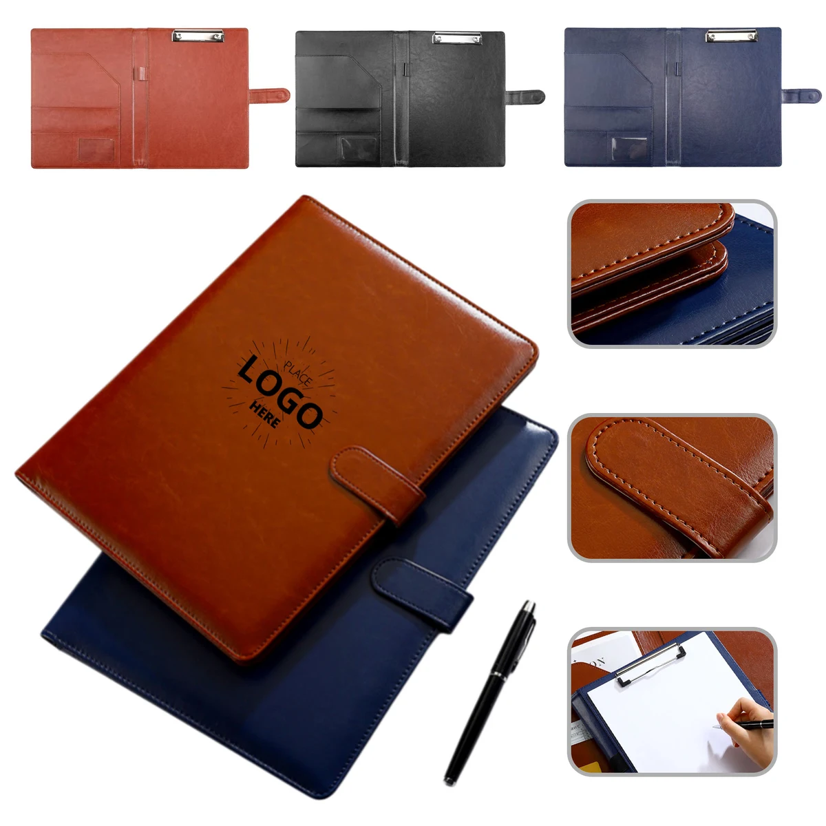 A4 PU Leather Portfolio Folder 1
