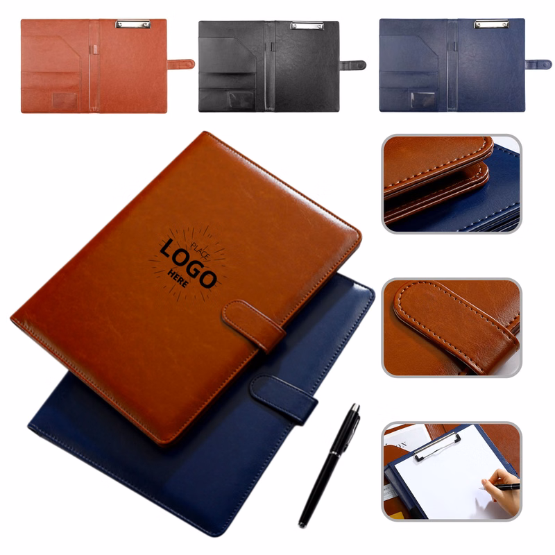 A4 PU Leather Portfolio Folder