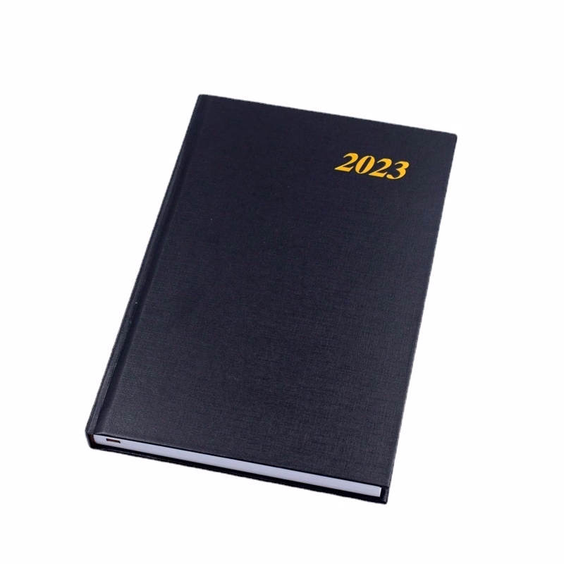Hard Cover Daily Dairy With 2023 Calendar