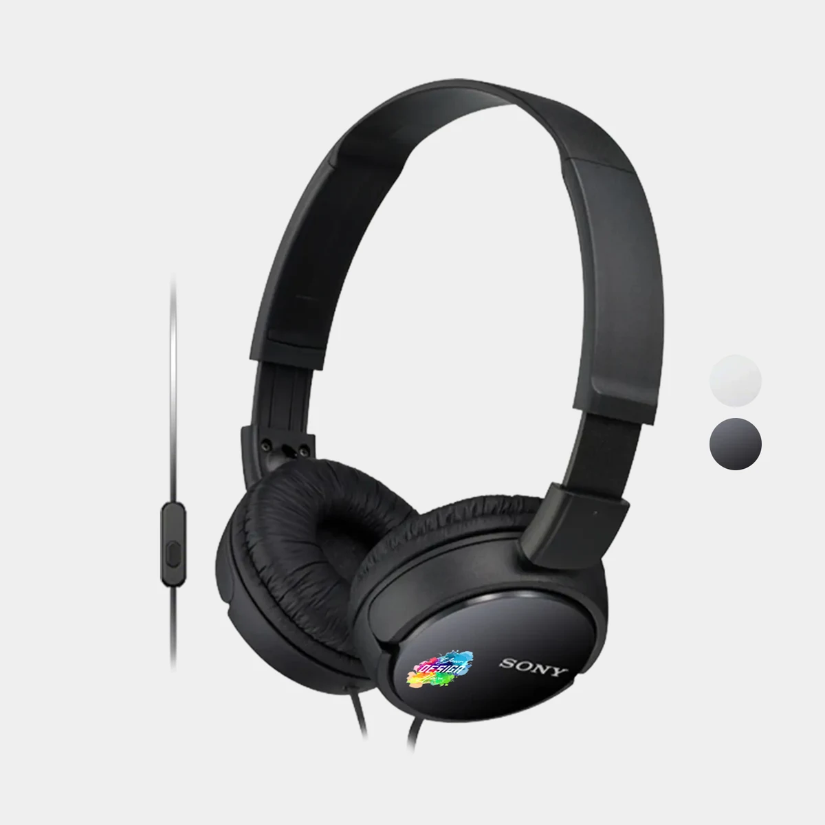 Sony® Wired On-Ear Headphones with Microphone 1