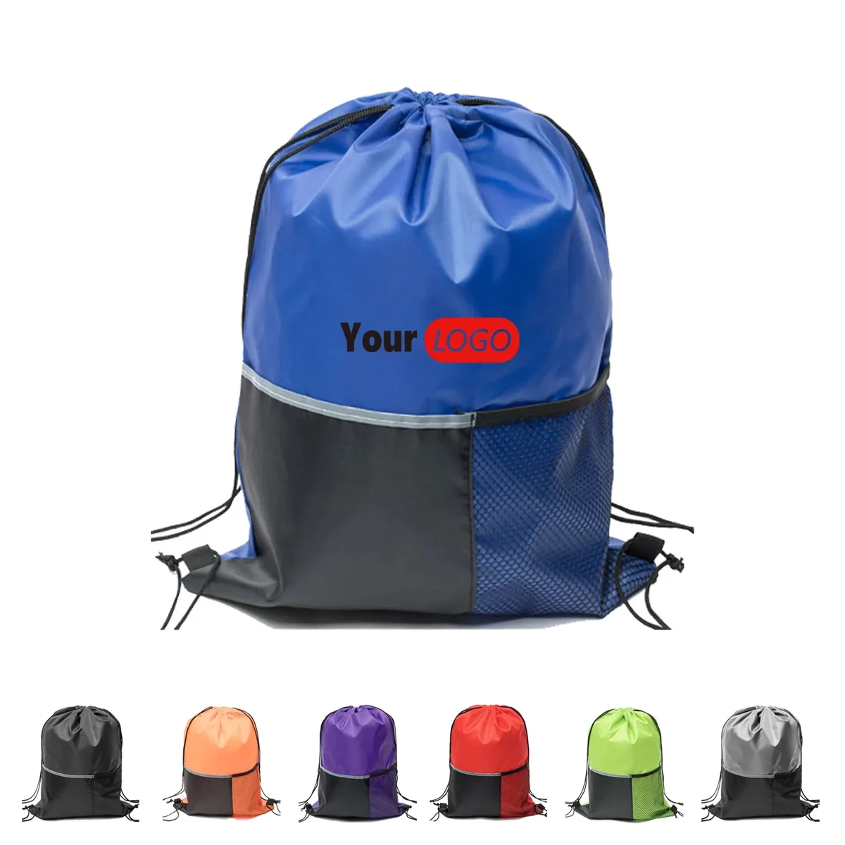 Drawstring Backpack Pocket Bag 1
