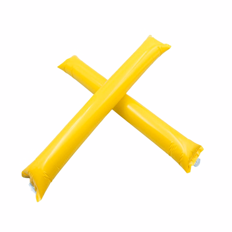 Inflatable Thunder Cheer Sticks With Blowpipe