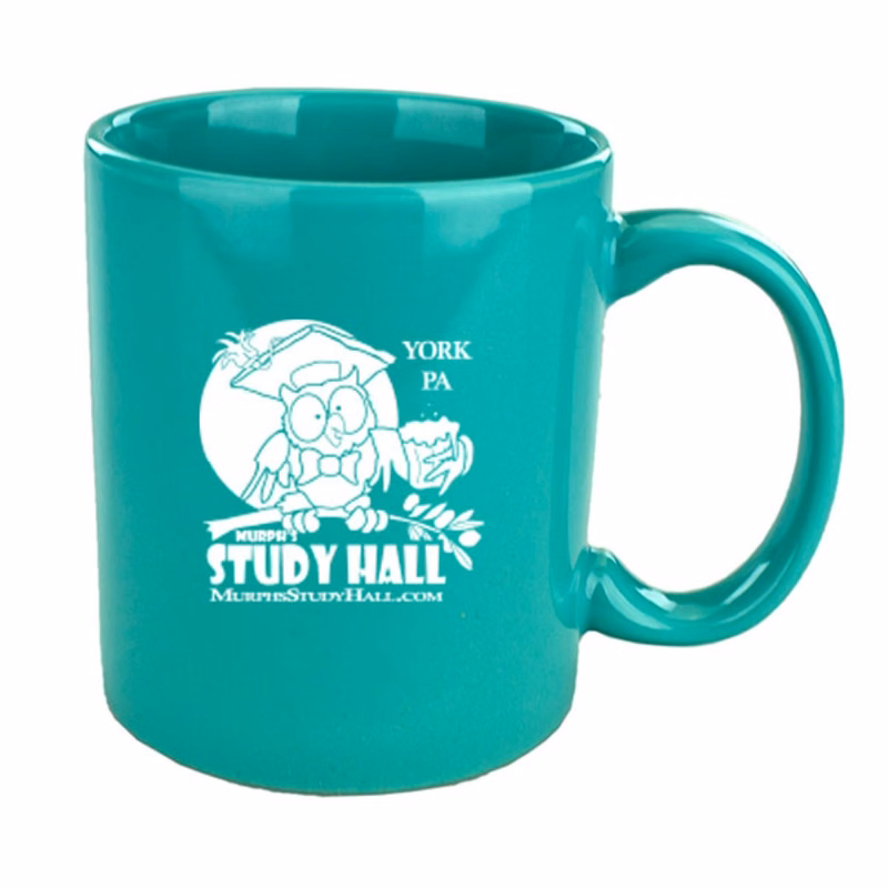 11 oz Fiesta Aqua C-Handle Ceramic Mug