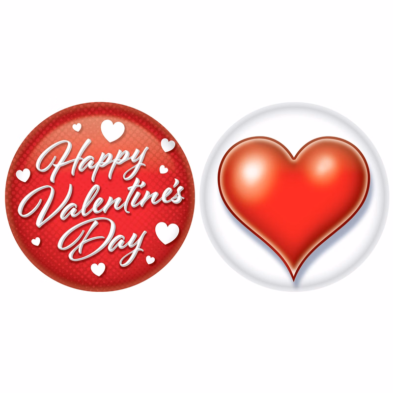 Valentine's Day Buttons