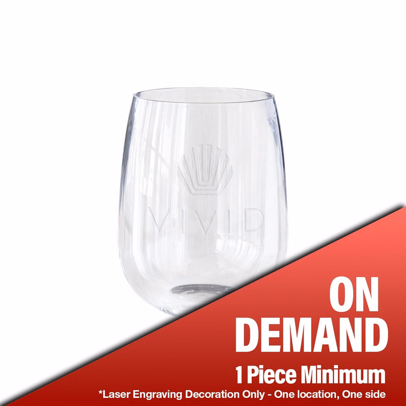 Symglass 12oz Clear Stemless Wine Glass