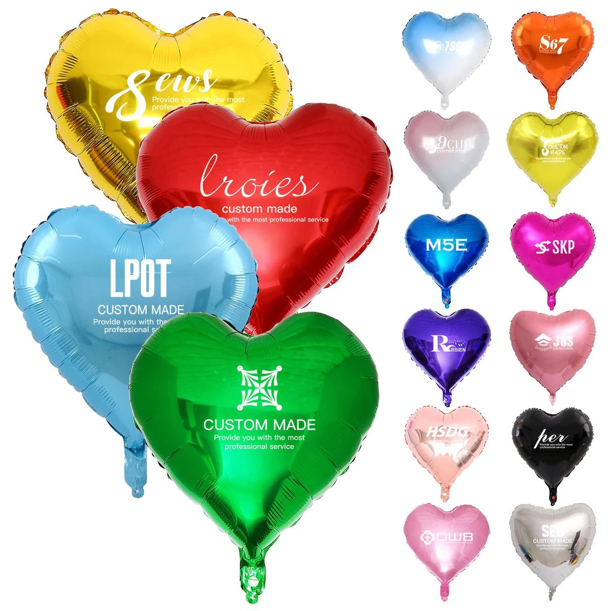 18" Heart-shaped Mylar Balloon 1