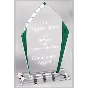 9 1/2" Green Peak Magnetique Acrylic Award 1