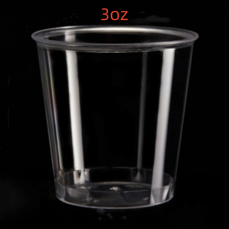 3oz Clear Mini Plastic Shot Glasses 1