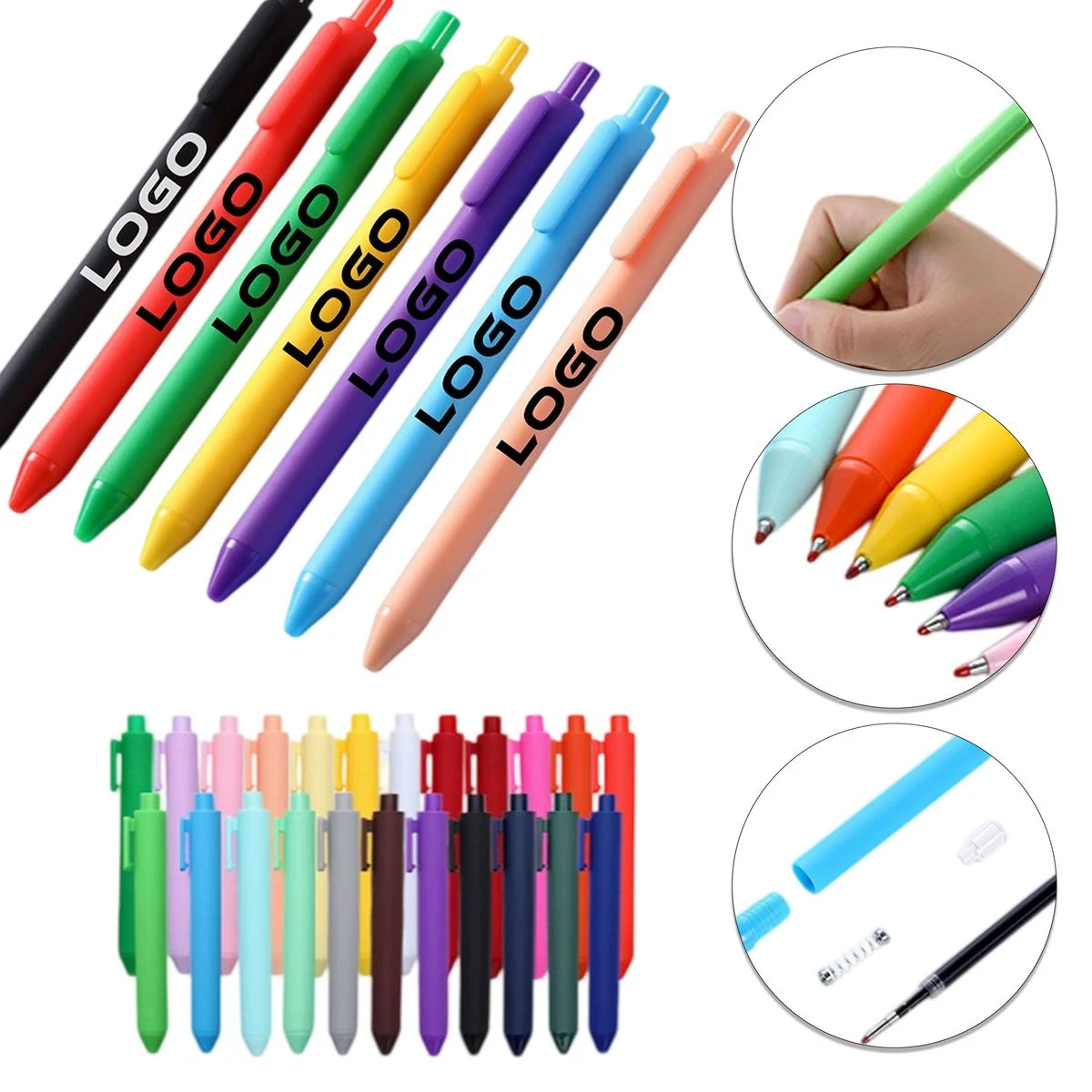 Macaron Color Click Ballpoint Pen 1
