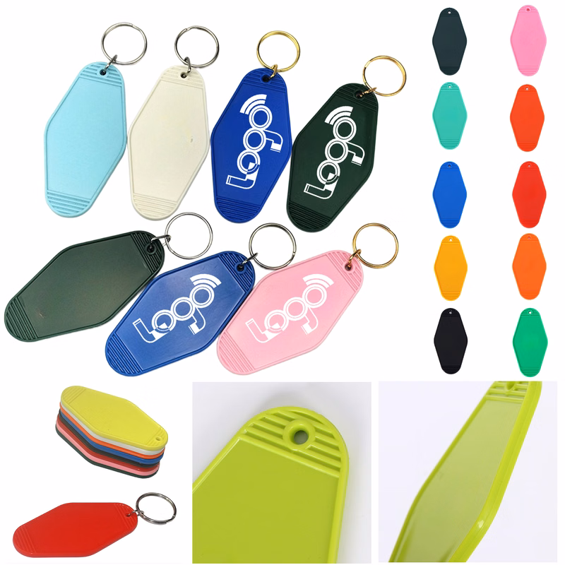 Durable Customizable Plastic Key Tags