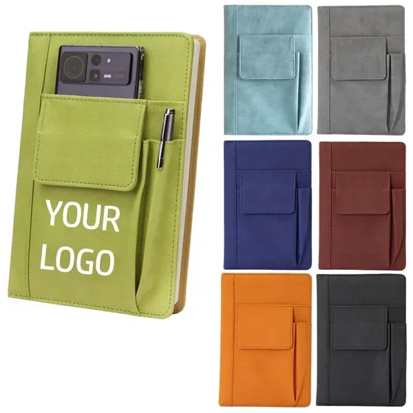 Creative Multi-Pocket Leather Journal 1