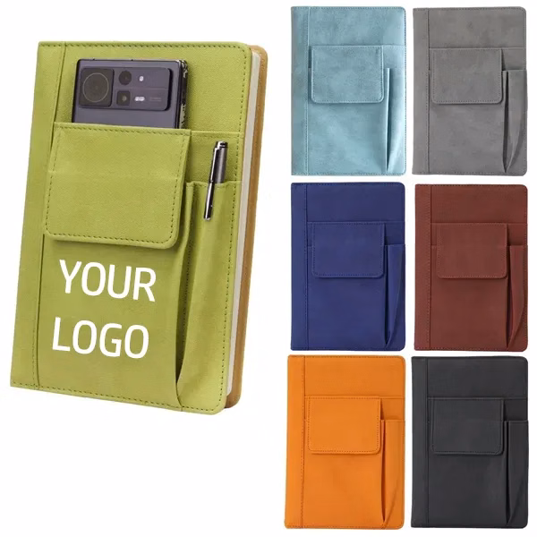 Creative Multi-Pocket Leather Journal