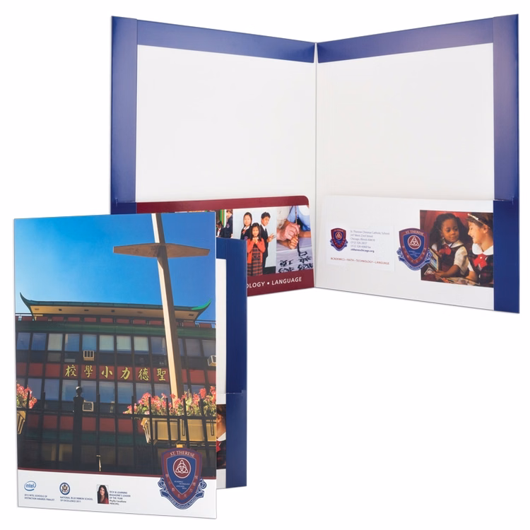 Reinforced Edge Presentation Folders