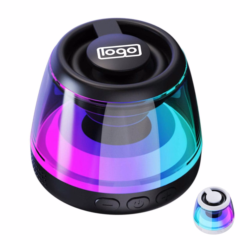 Portable Mini Bluetooth Speaker - Magnetic Base & RGB LED