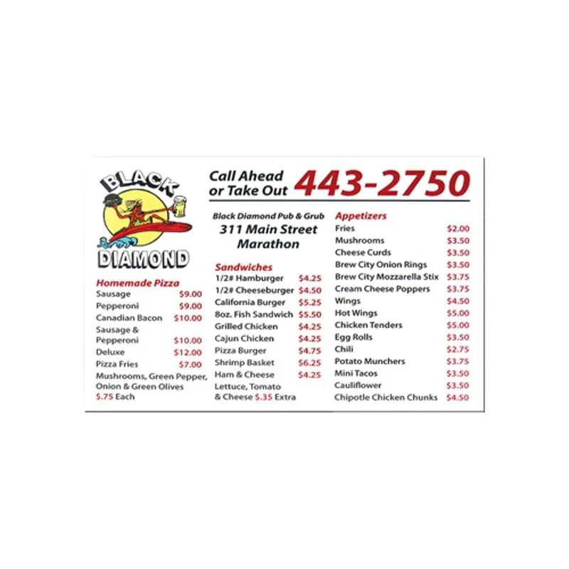 Custom Schedule Magnet -20mil 1
