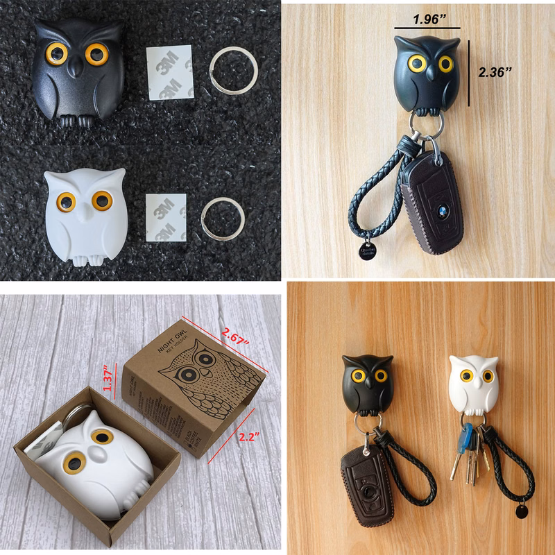 Cute Owl Wall Key Holder