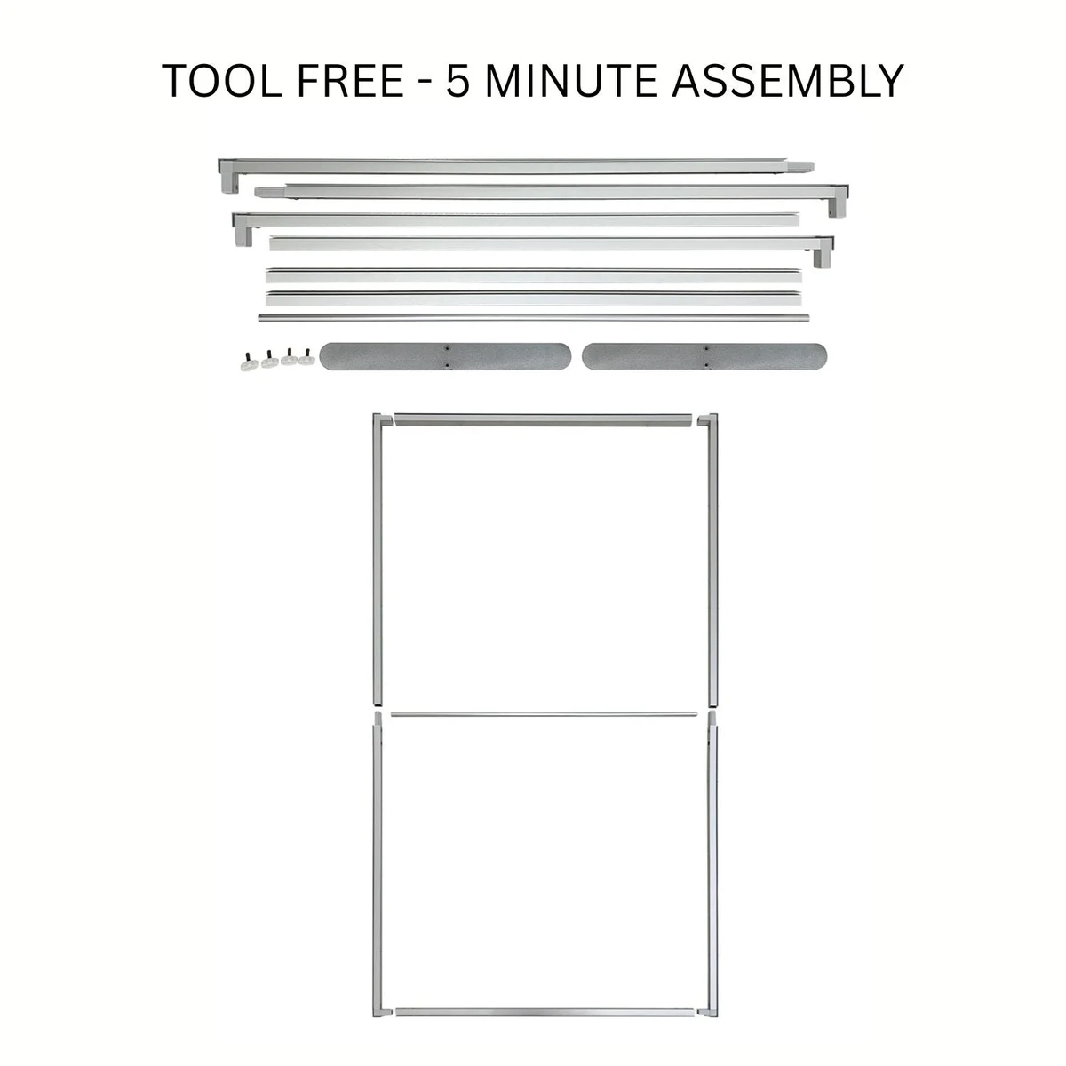 Hardware and bag only for Frontlit SEG Fabric Banner Stand, 40"x80", Graphics are not included 1