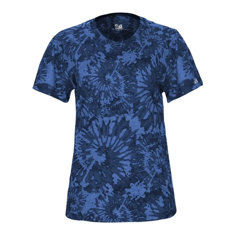 Badger Women's Tie-Dyed Tri-Blend T-Shirt - 4974 1