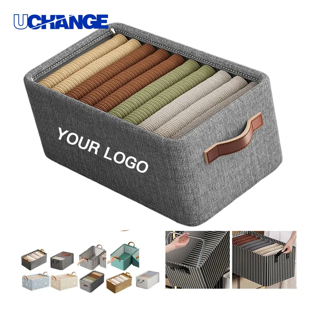 Fabric Storage Box for Toys and Clothes 1