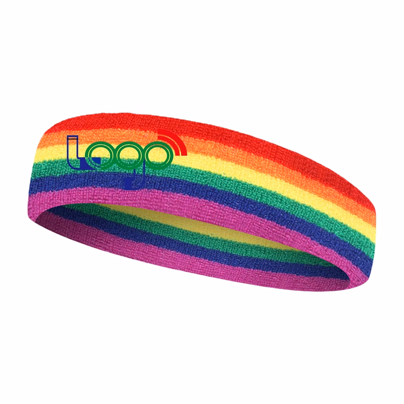 Rainbow Sports Headband MOQ20