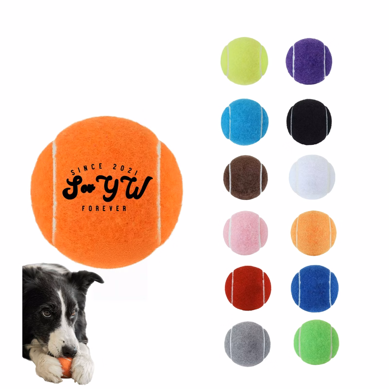 Multi-Color Dog Tennis Toy