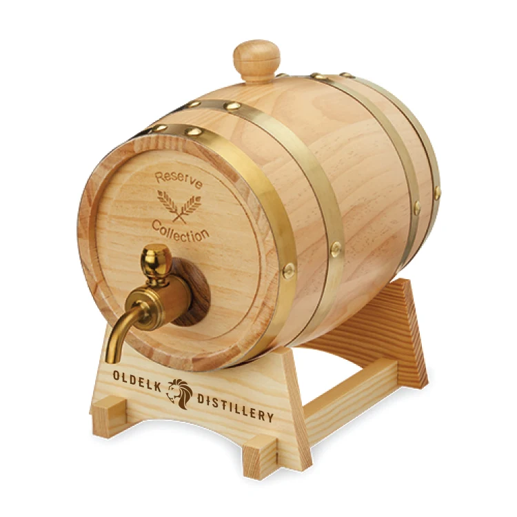 Foster & Rye™ Whiskey Barrel Drink Dispenser 1