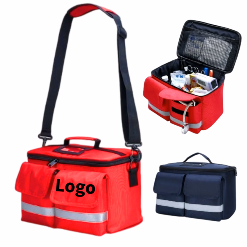 Reflective Medical Shoulder Bag for Emergency Use