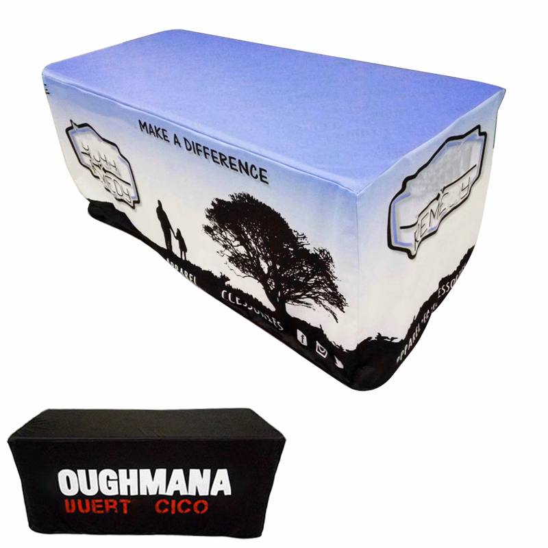 4ft Full Color Fitted Tablecloth