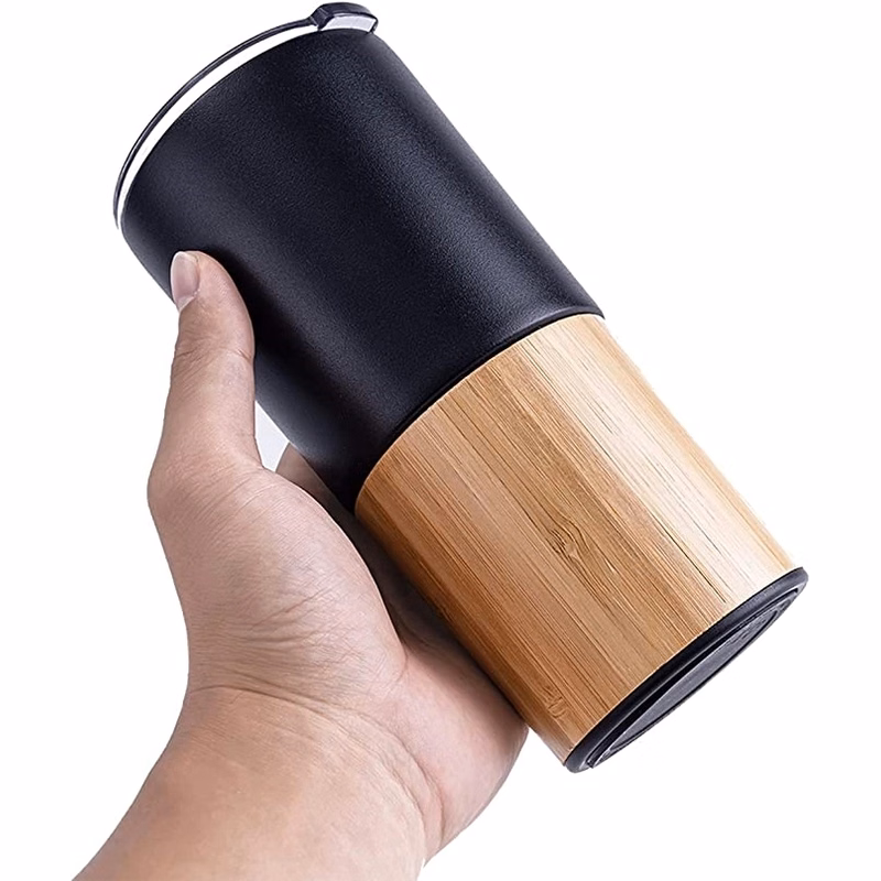 20 Oz Vacuum Insulated Bamboo Tumbler
