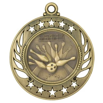 Bowling Galaxy Medal, 2 1/4" 1
