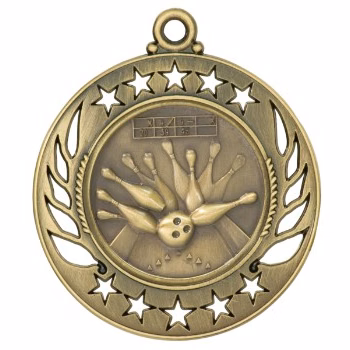 Bowling Galaxy Medal, 2 1/4"
