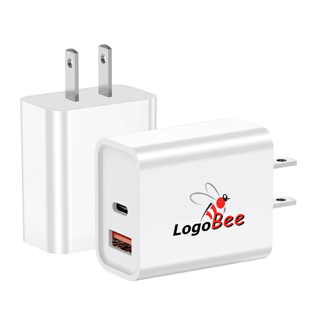 20W Dual-Port Fast Charger (USB-A & Type-C) 1